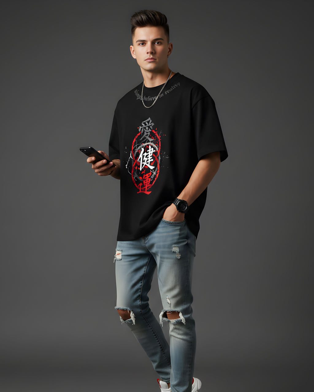 Han Raw Edge Tee