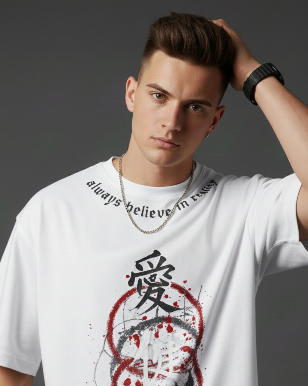 Han Raw Edge Tee
