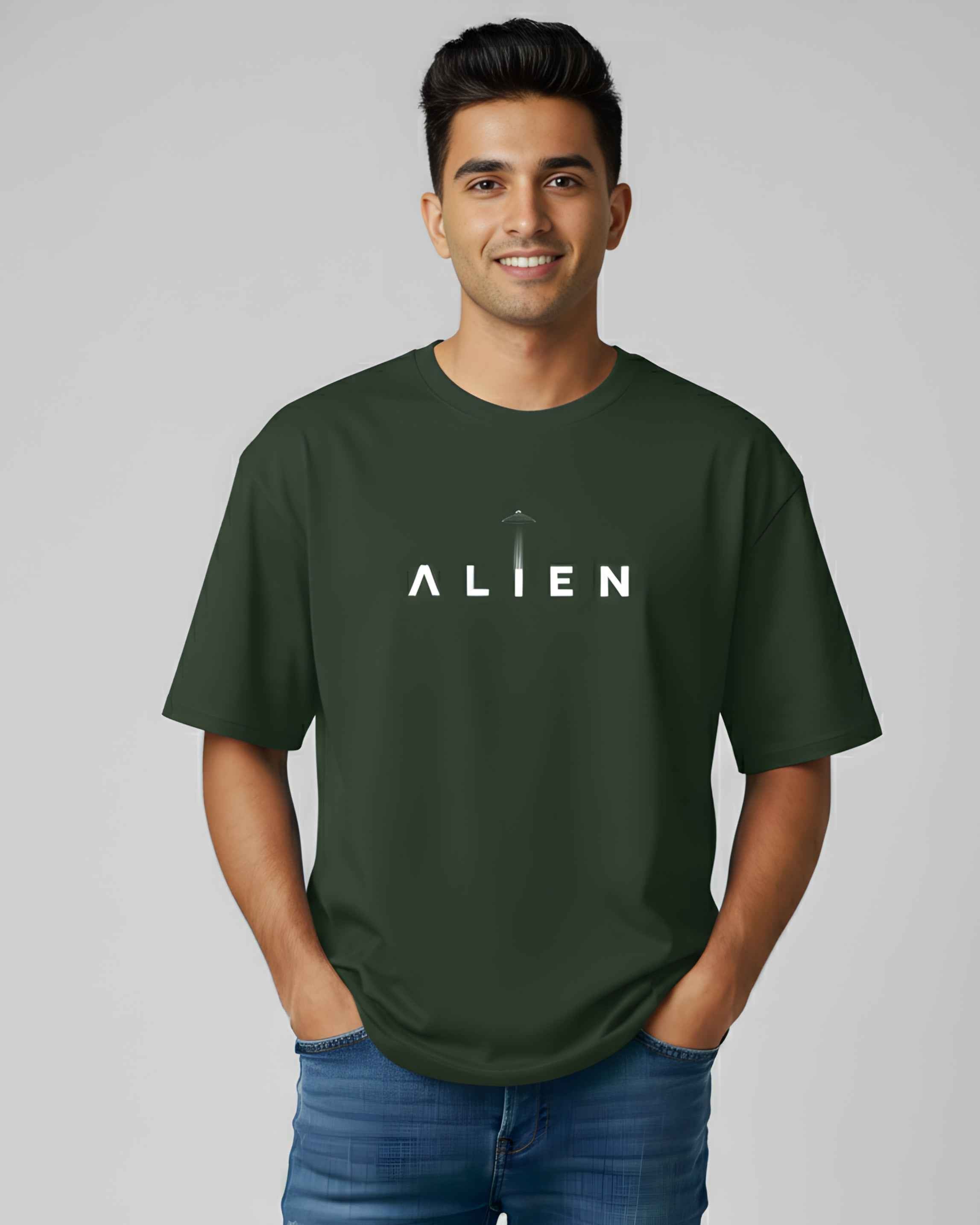 Alien Graphic Oversize Tee