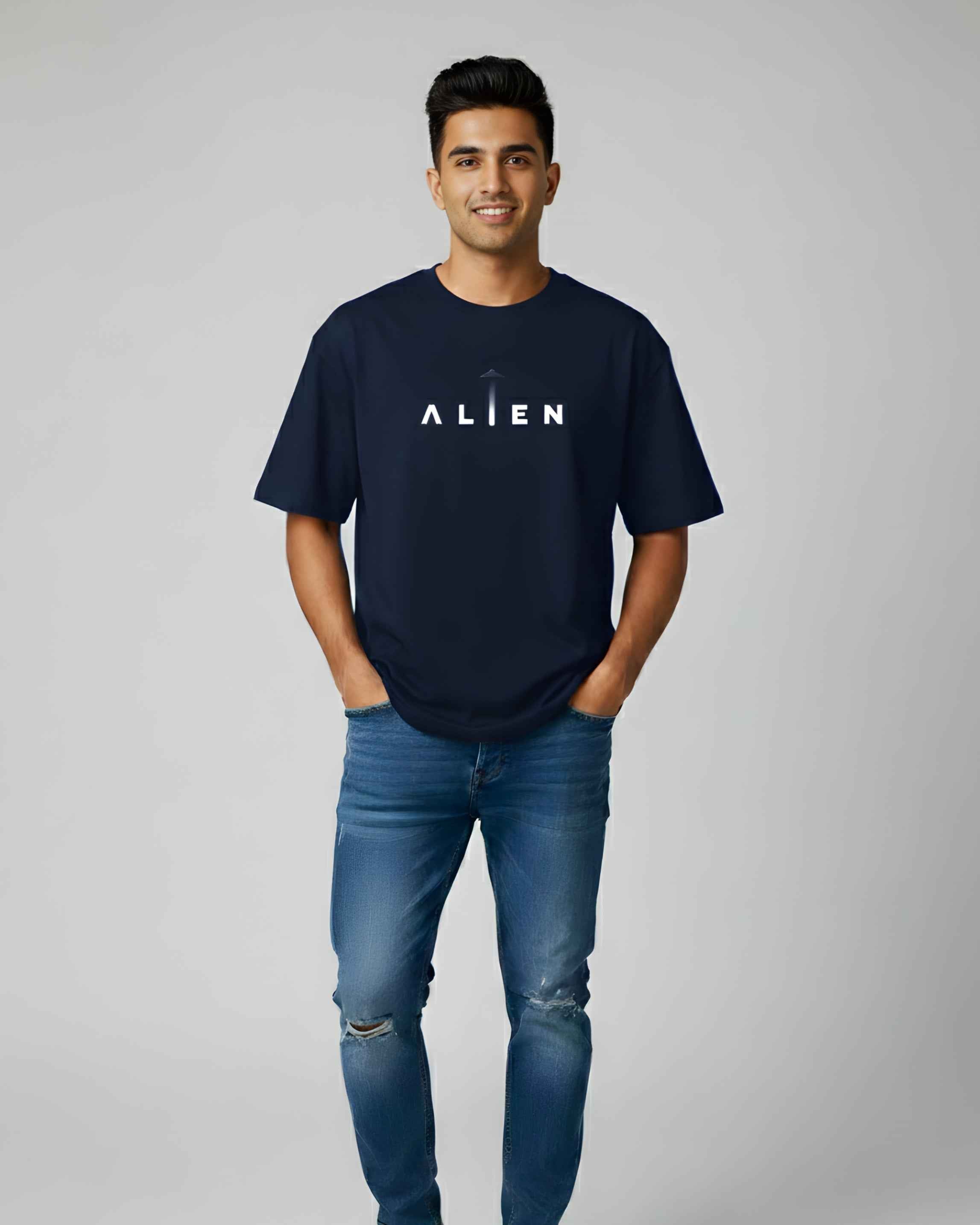 Alien Graphic Oversize Tee