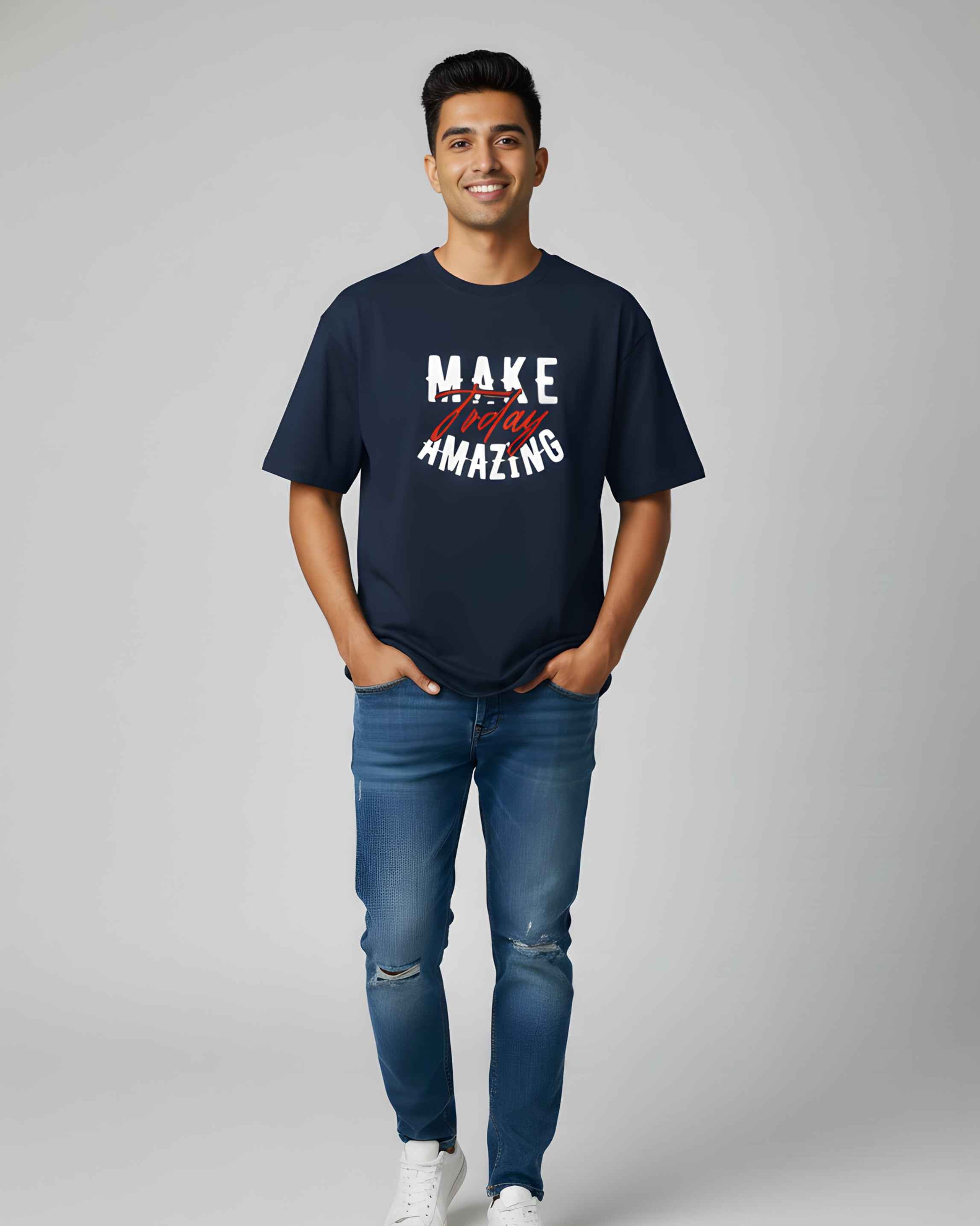 Han Statement Graphic Oversize Tee