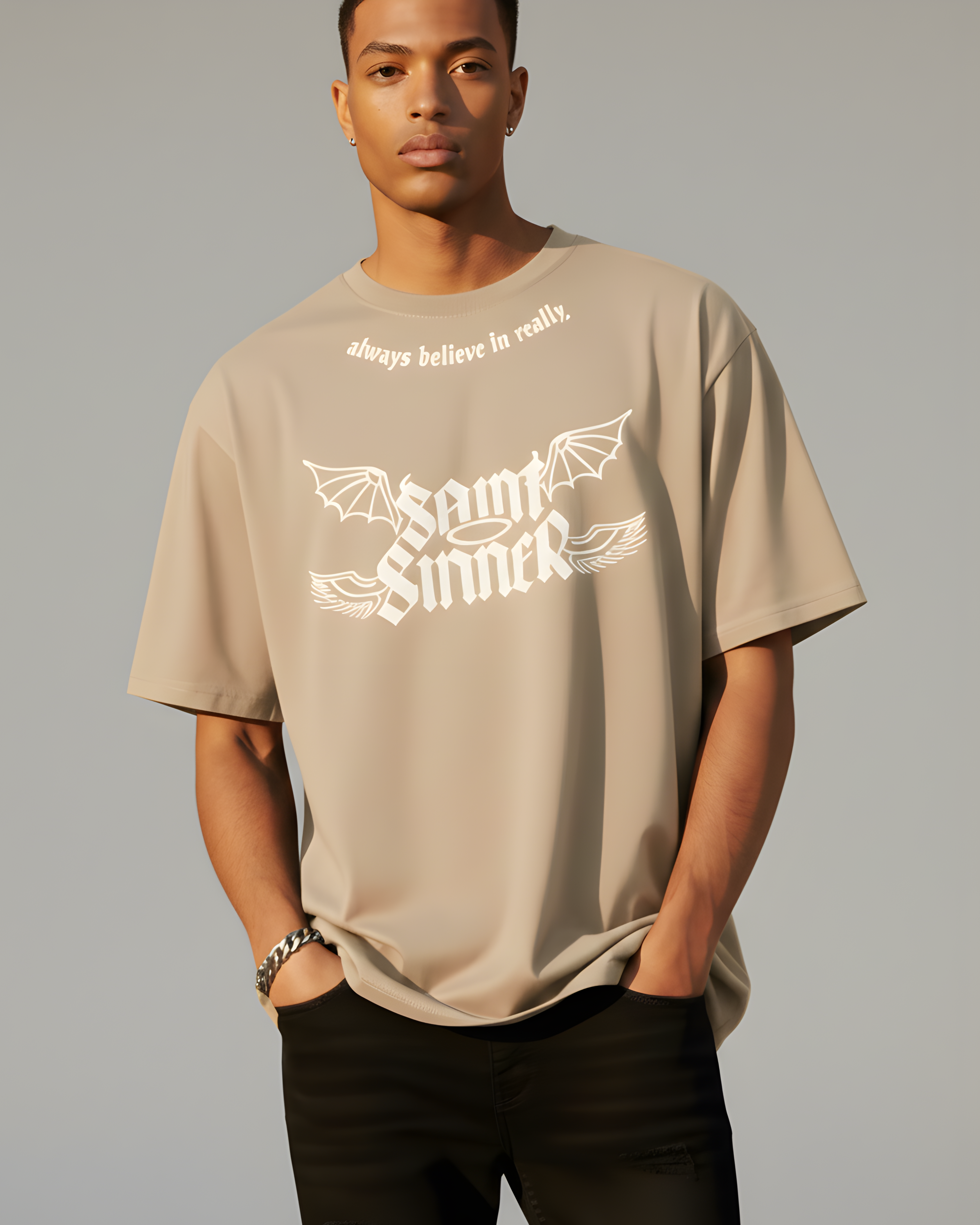 Saint Sinner Oversize Tee