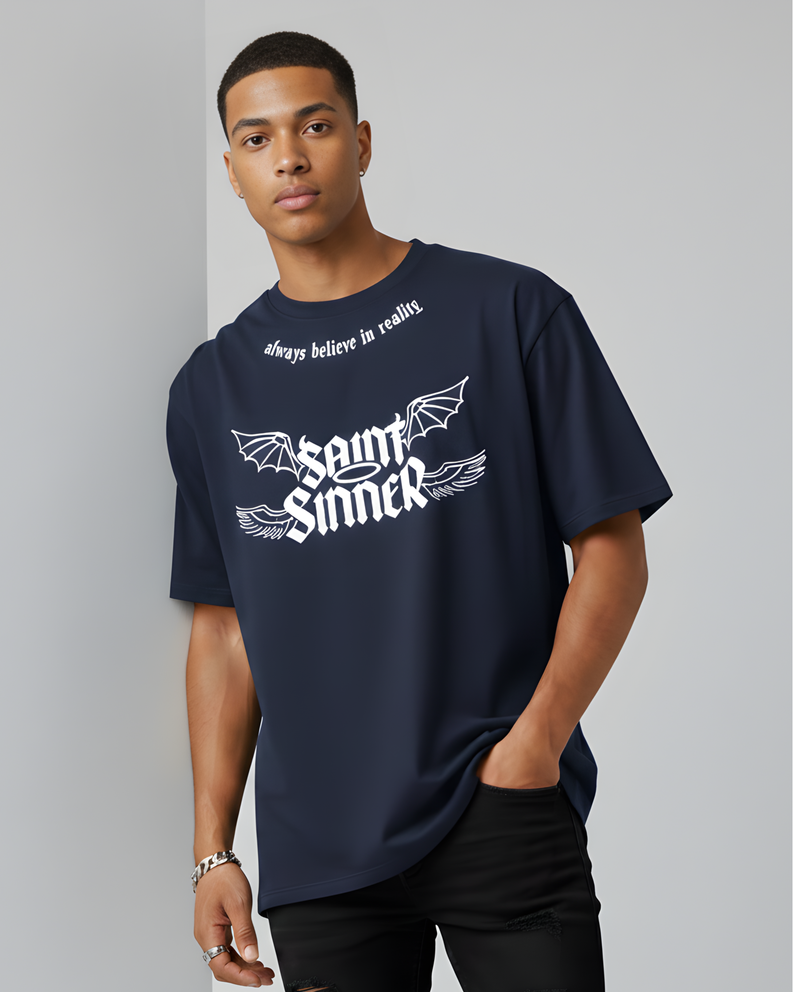 Saint Sinner Oversize Tee