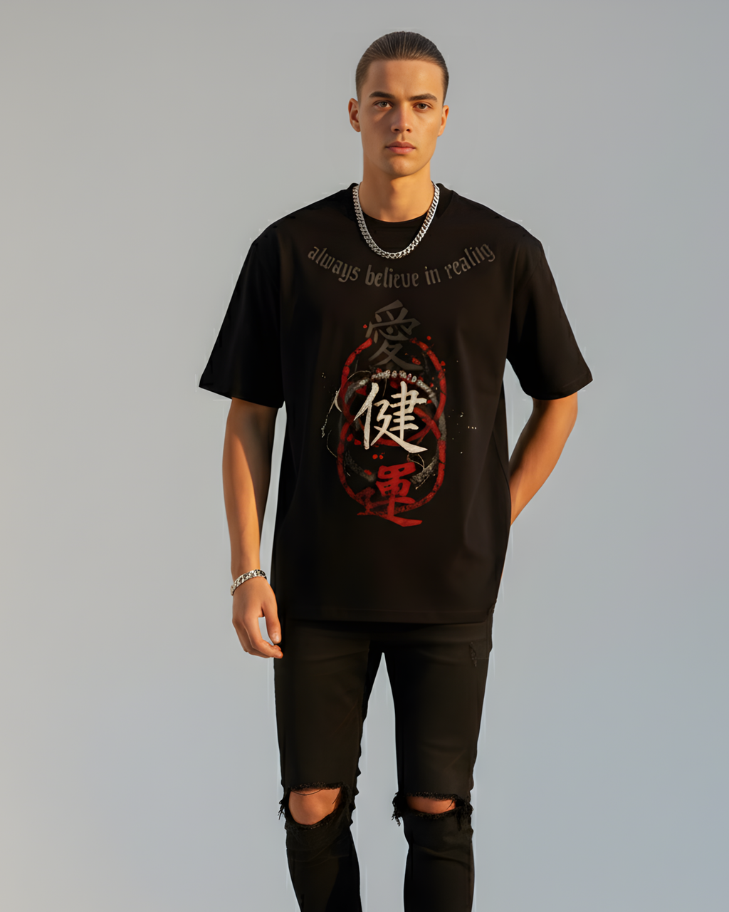 Han Raw Edge Tee