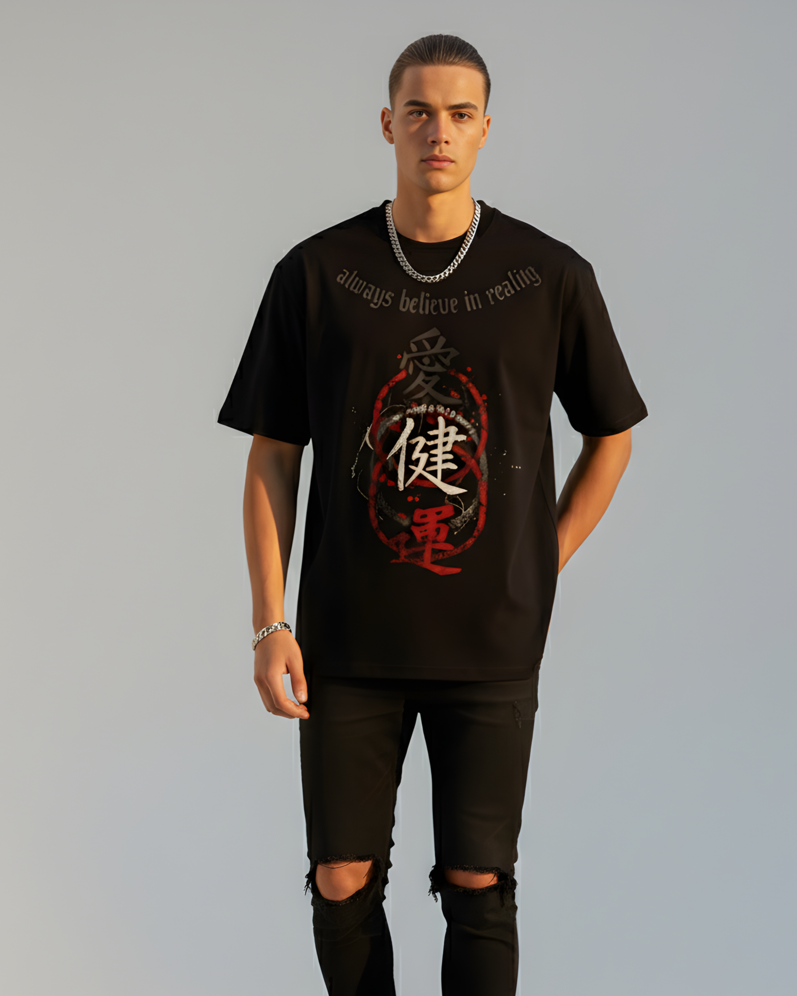 Han Raw Edge Tee
