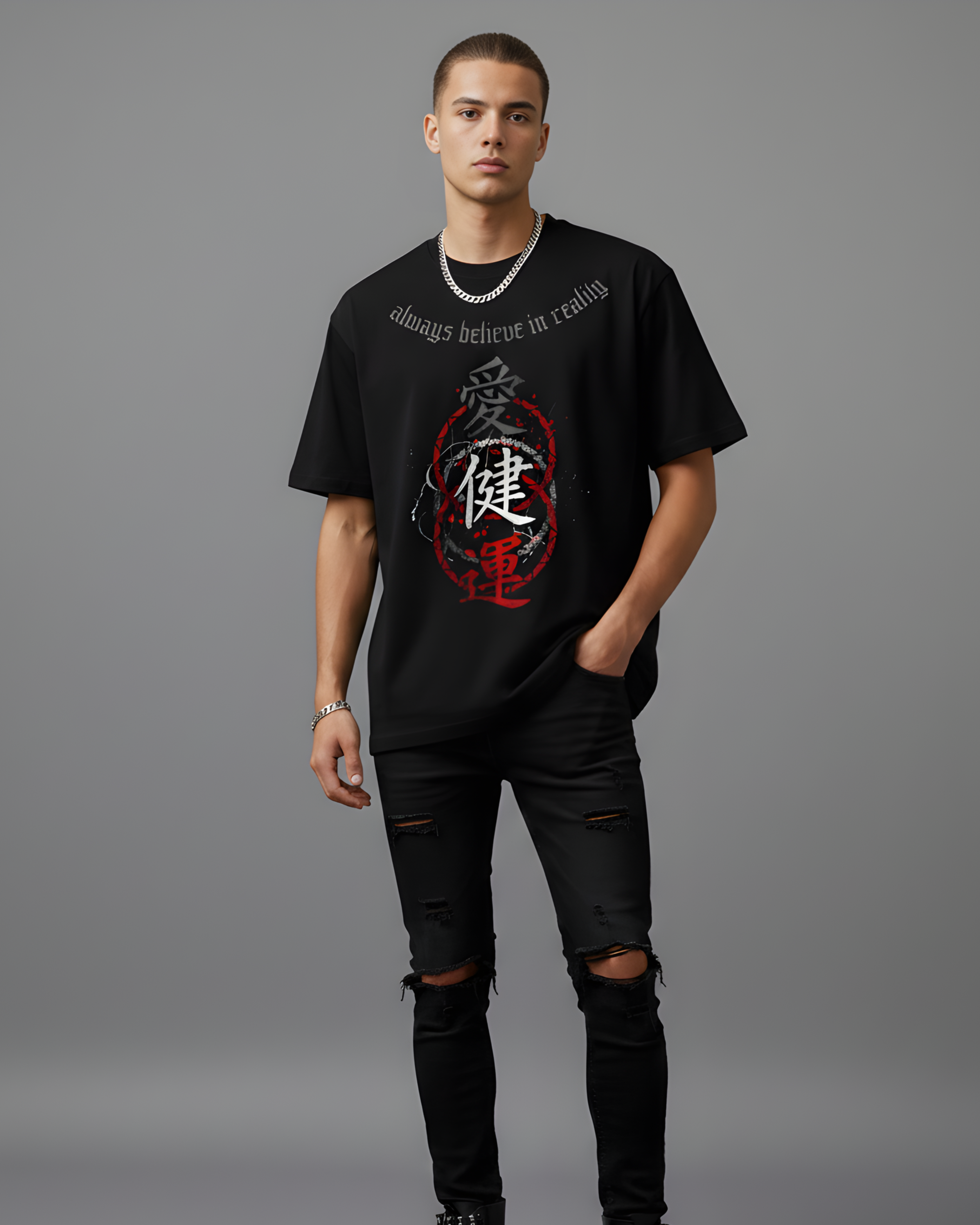 Han Raw Edge Tee