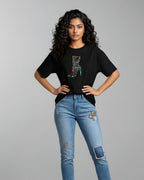 Floral Graphic Oversized Tee