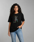 Floral Graphic Oversized Tee
