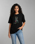 Floral Graphic Oversized Tee