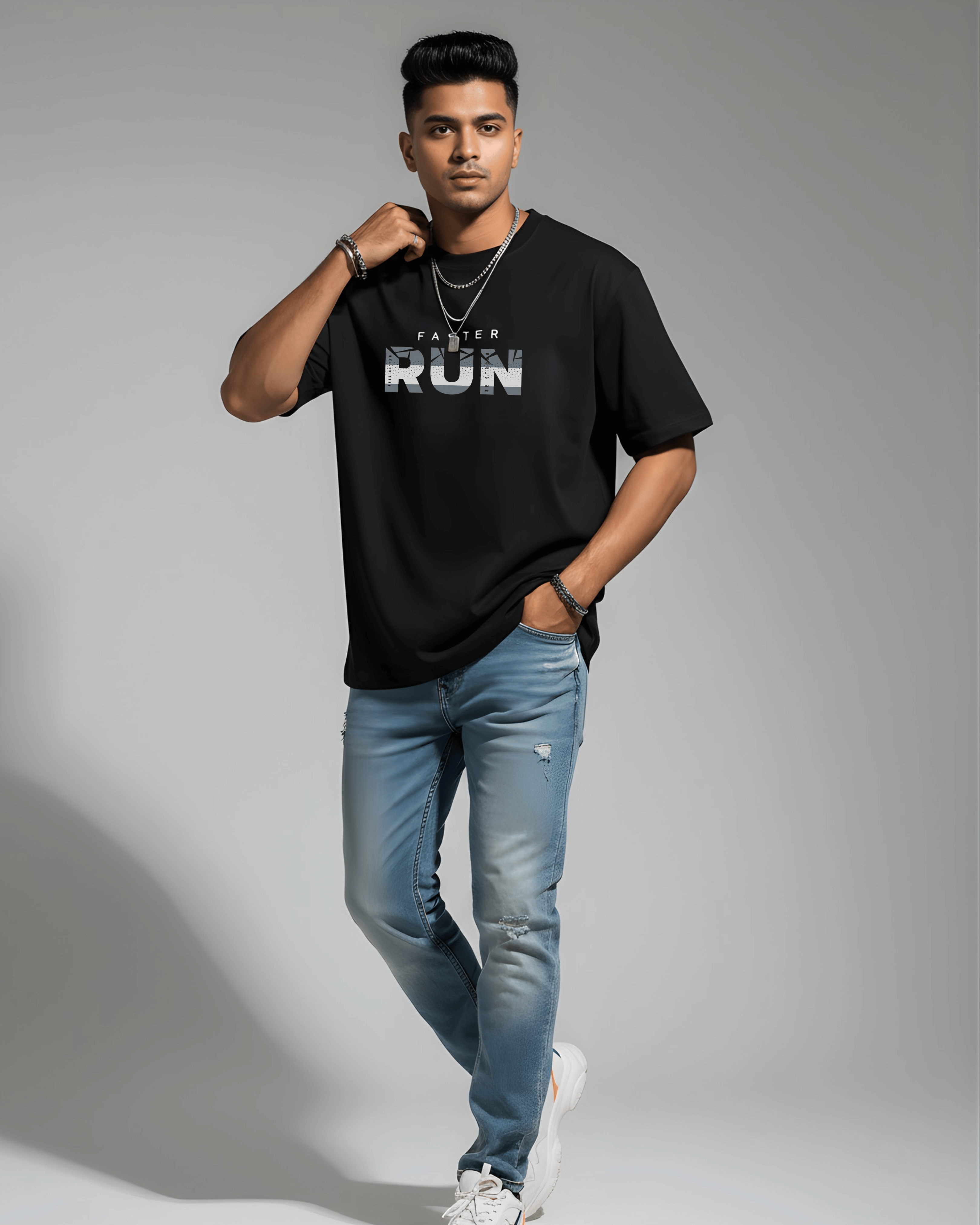 Run Faster Oversize Tee