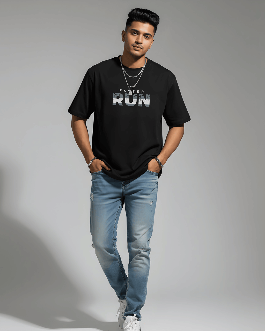 Run Faster Oversize Tee