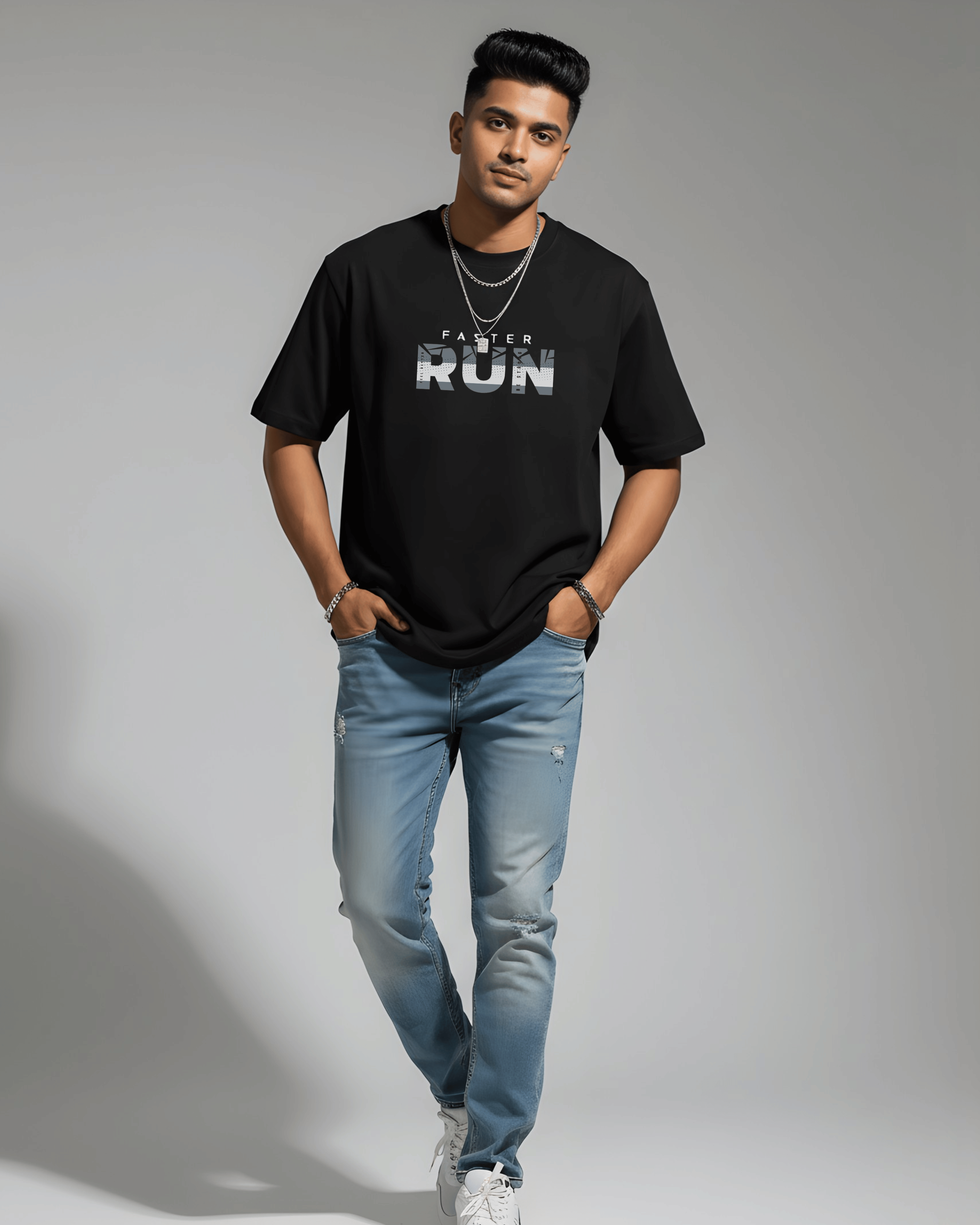Run Faster Oversize Tee