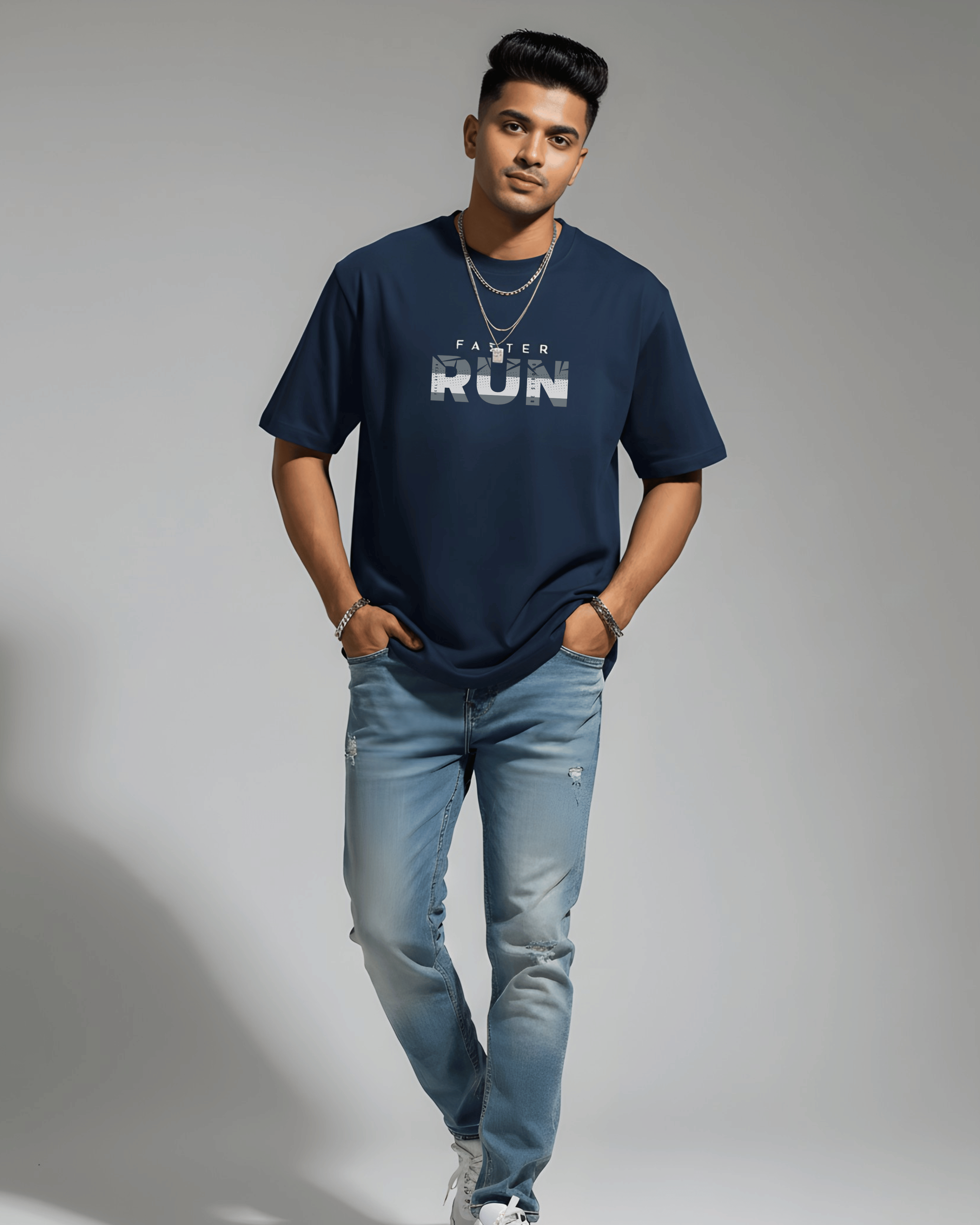 Run Faster Oversize Tee