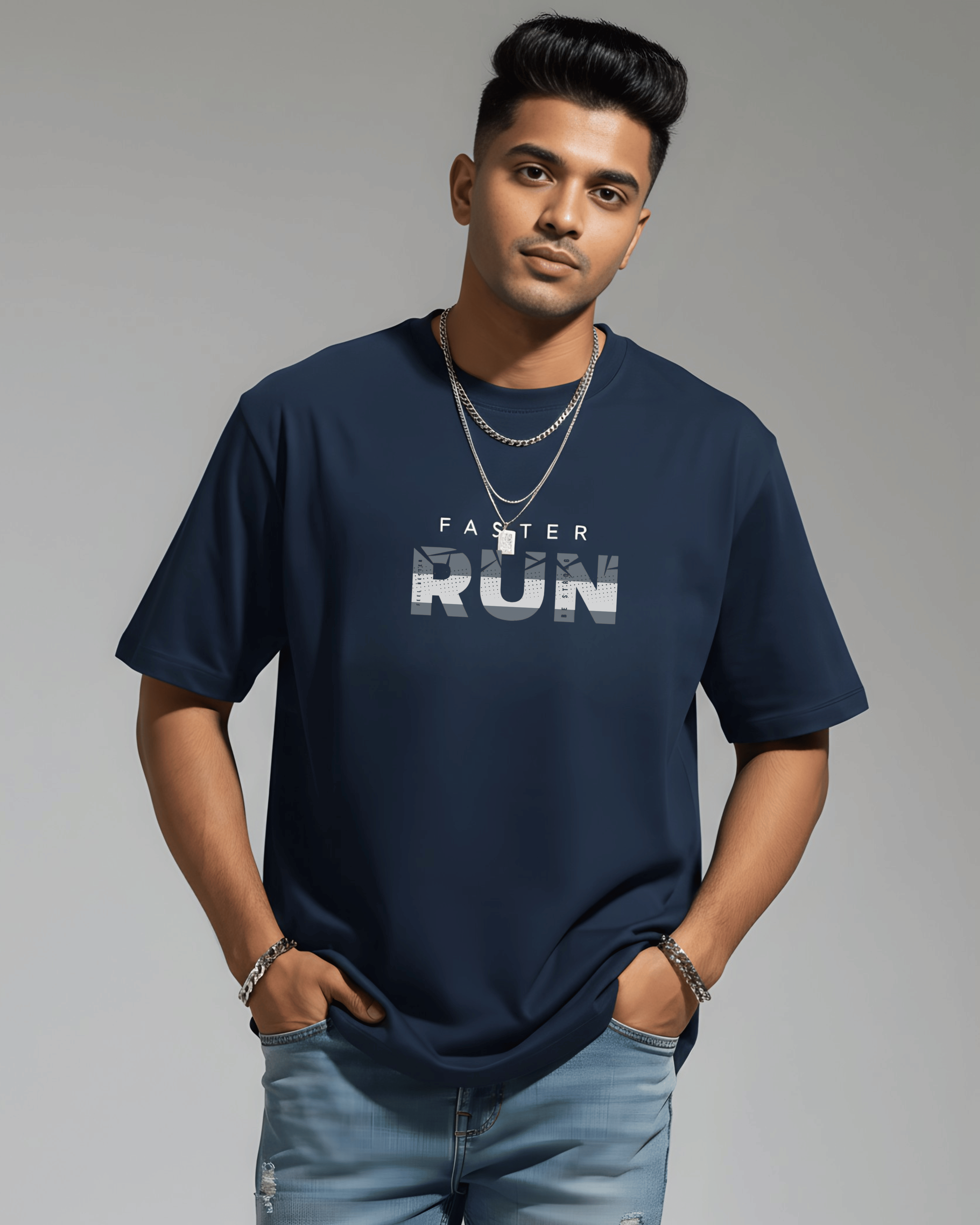Run Faster Oversize Tee