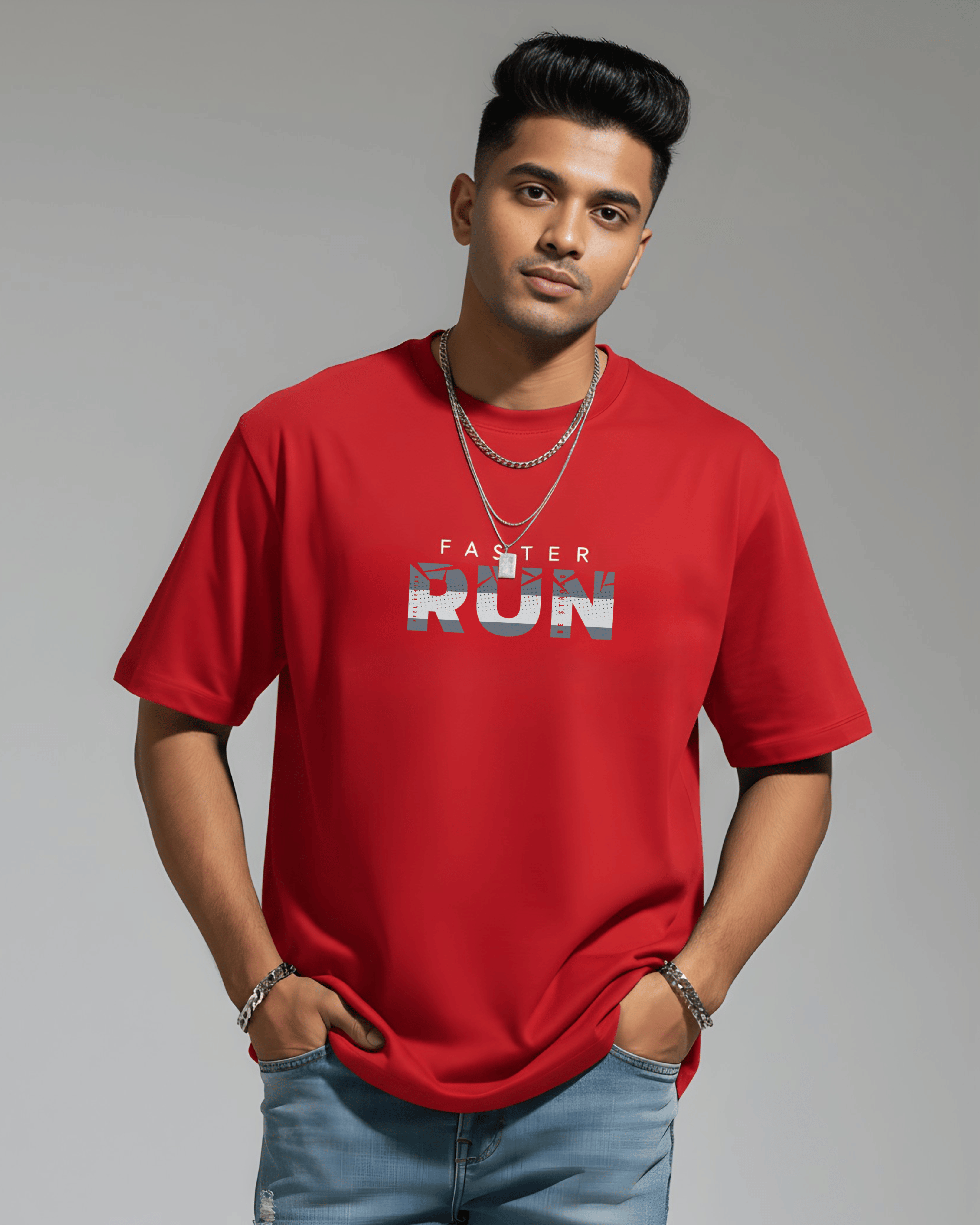 Run Faster Oversize Tee