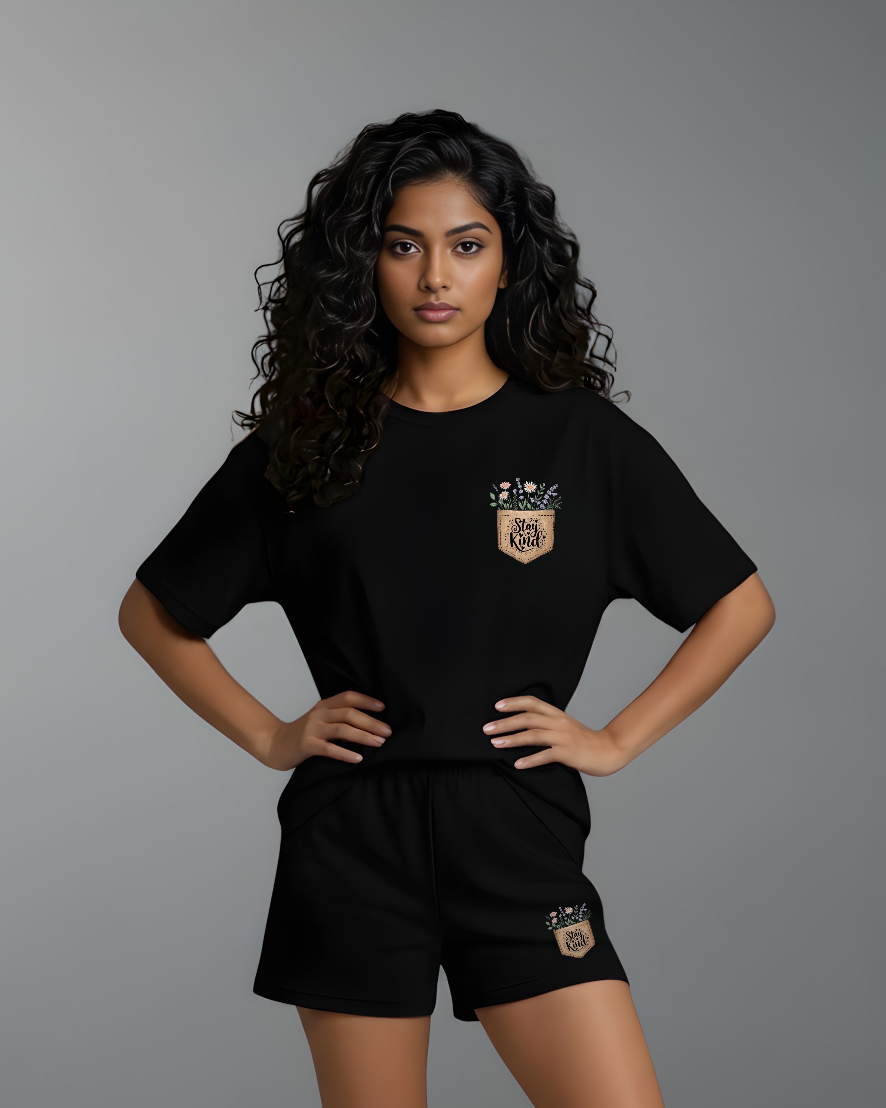 Floral Pocket Co-Ord Set For Women