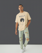 MOON WOLF  OVERSIZE TEE