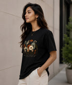 Wild Grace Oversized Tee  Black