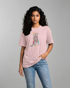 Floral Graphic Oversized Tee