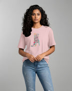 Floral Graphic Oversized Tee