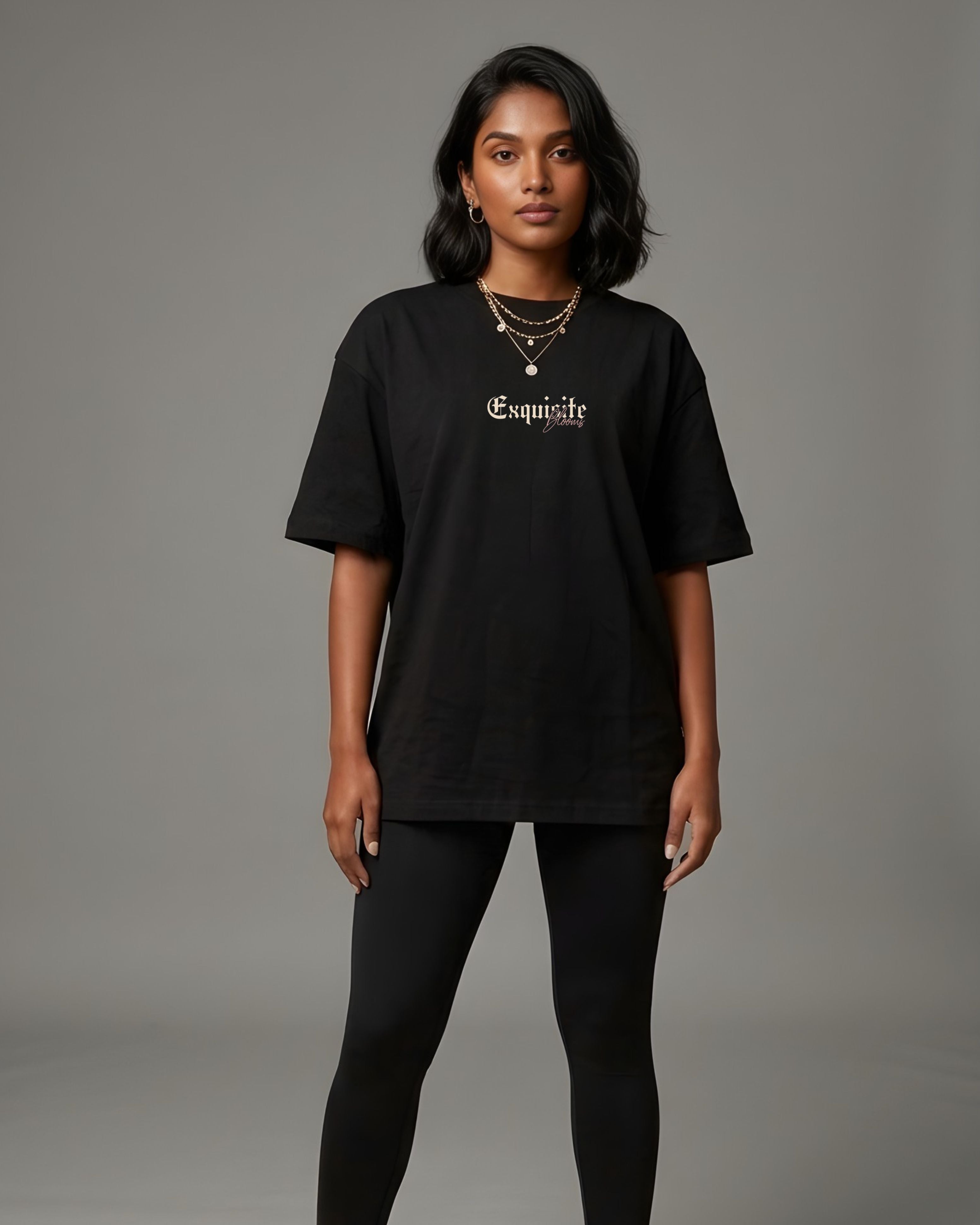 Exquisite Blooms Oversized Tee