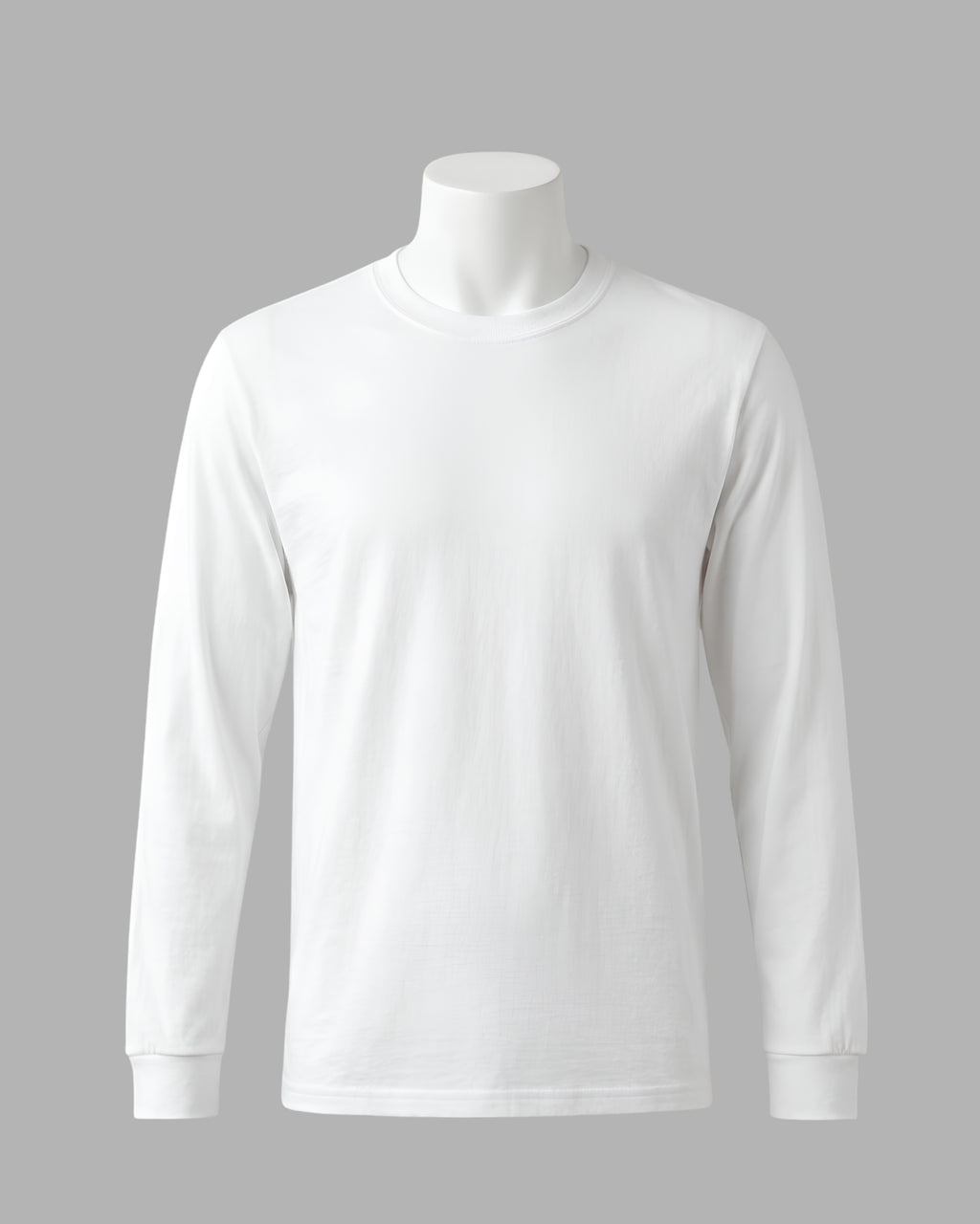 HAN Minimal Long Sleeve T-Shirt True White