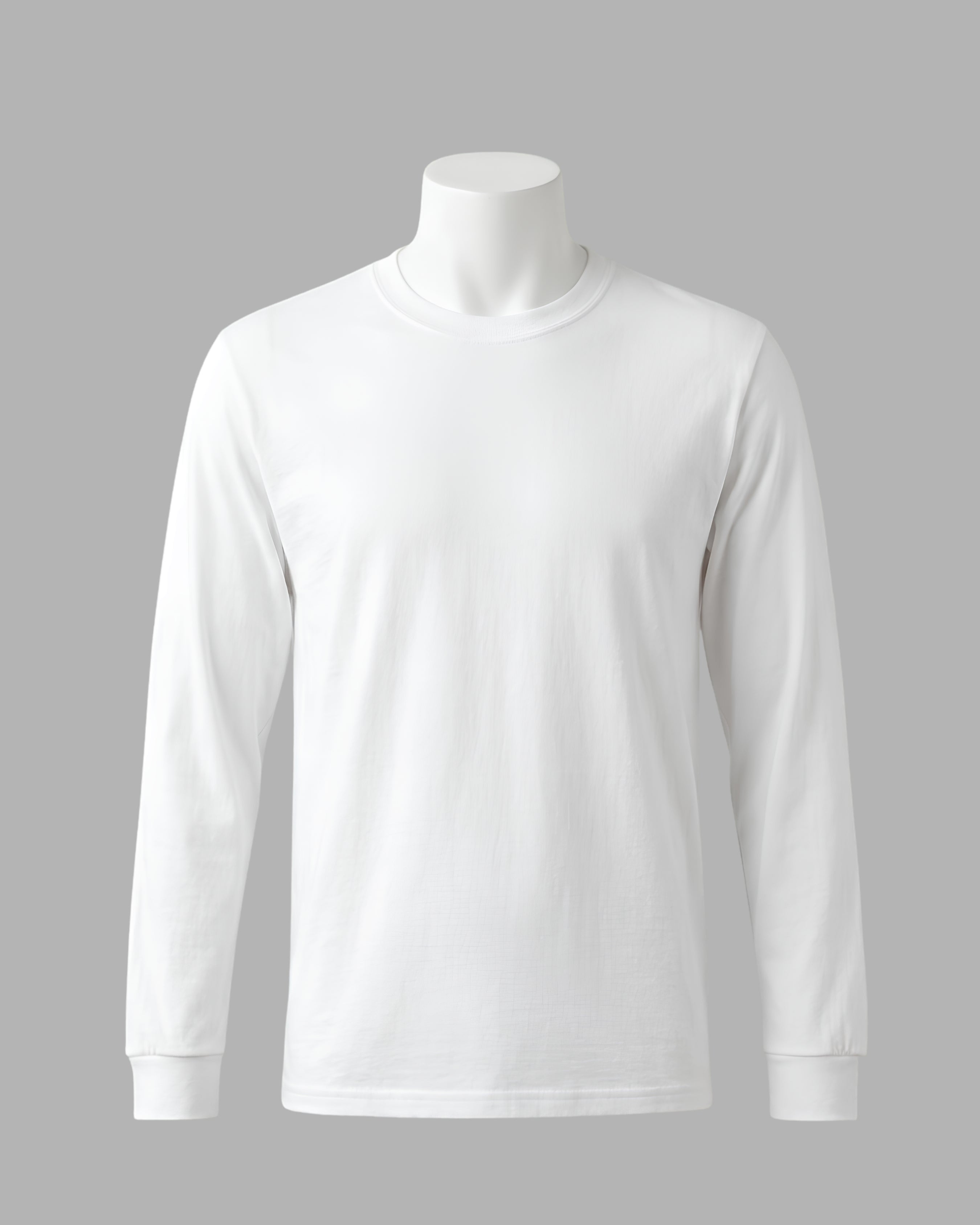 HAN Minimal Long Sleeve T-Shirt True White