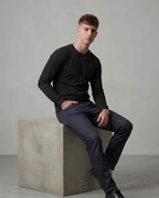 HAN Minimal Long Sleeve T-Shirt Deep Black