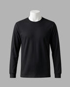 HAN Minimal Long Sleeve T-Shirt Deep Black