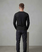 HAN Minimal Long Sleeve T-Shirt Deep Black