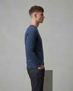 HAN Minimal Long Sleeve T-Shirt Deep Blue