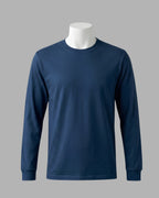 HAN Minimal Long Sleeve T-Shirt Deep Blue