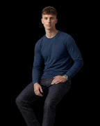 HAN Minimal Long Sleeve T-Shirt Deep Blue