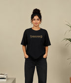 Women’s Oversized T-Shirt Black UNBOUNDED