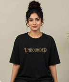 Women’s Oversized T-Shirt Black UNBOUNDED