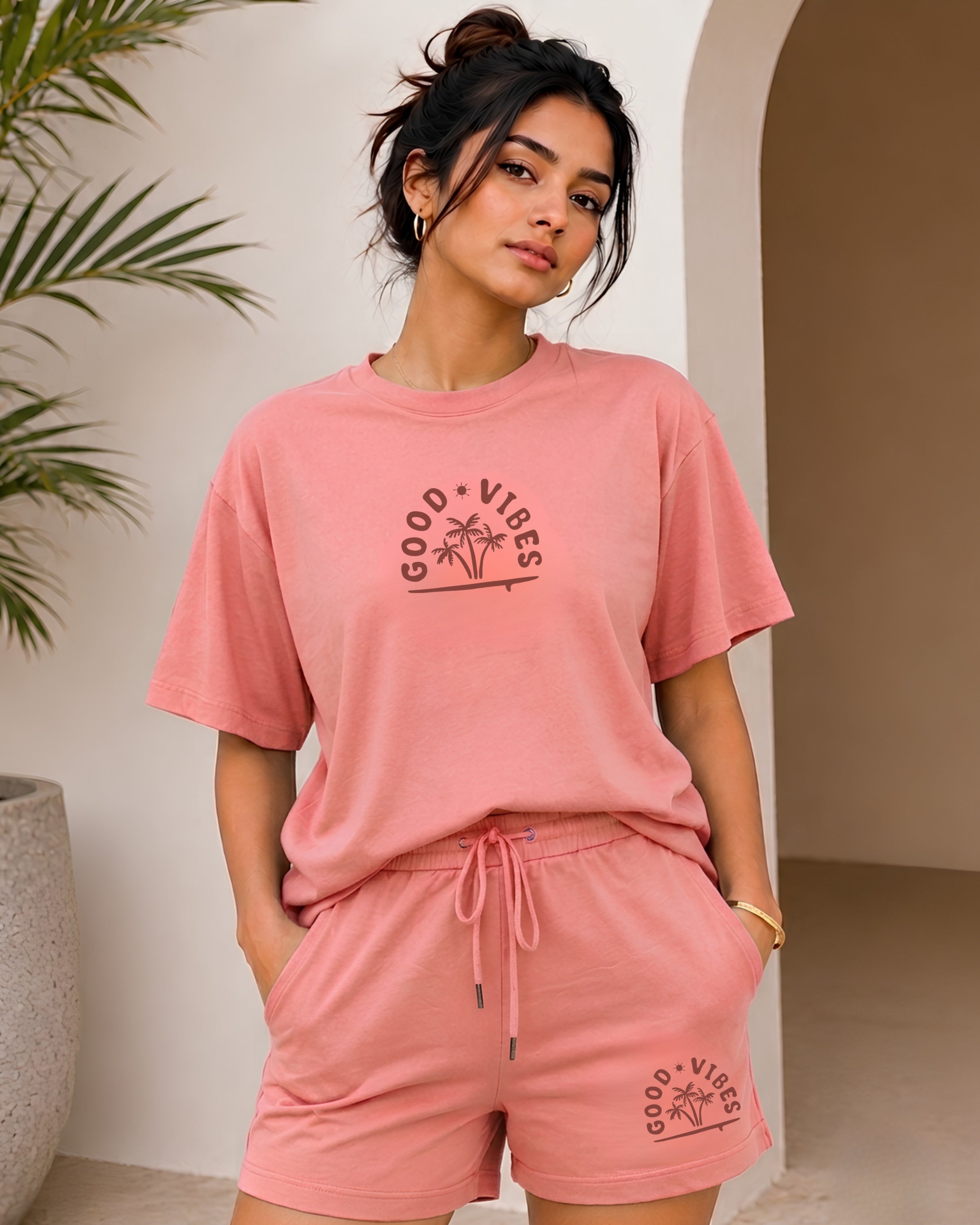 Good Vibes Cotton Co-Ord Set